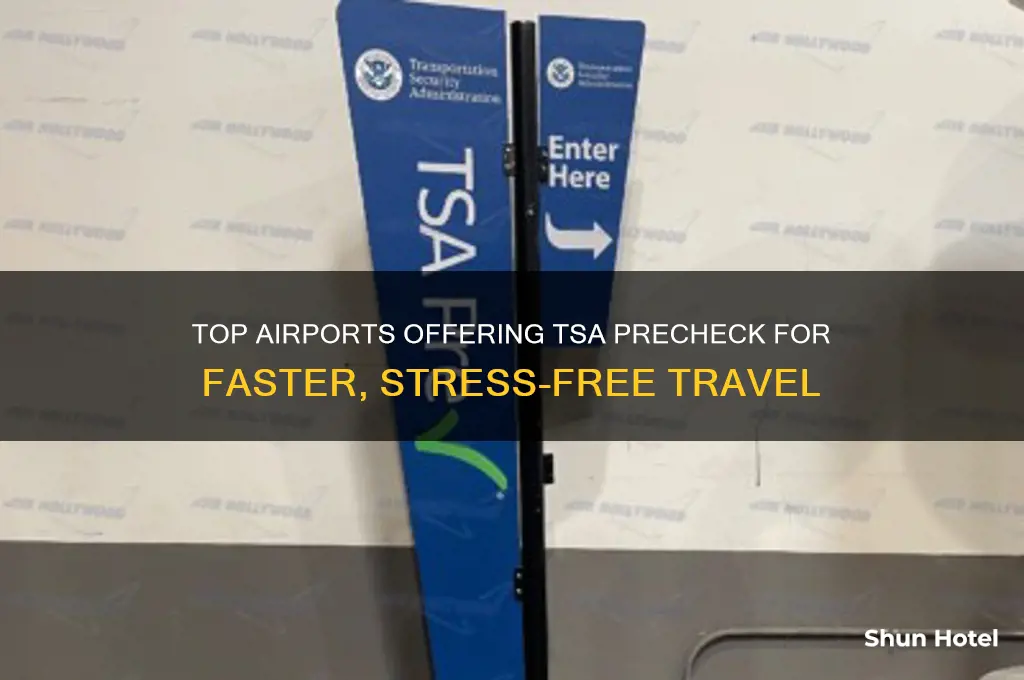 what airports to get precheck