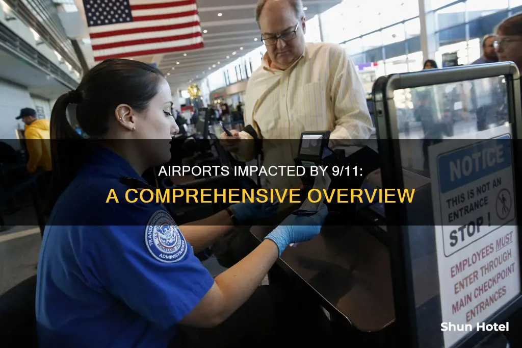 what airports were affected with 911