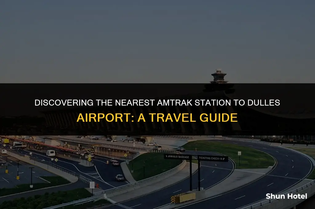 what amtrak station is closest to dulles airport