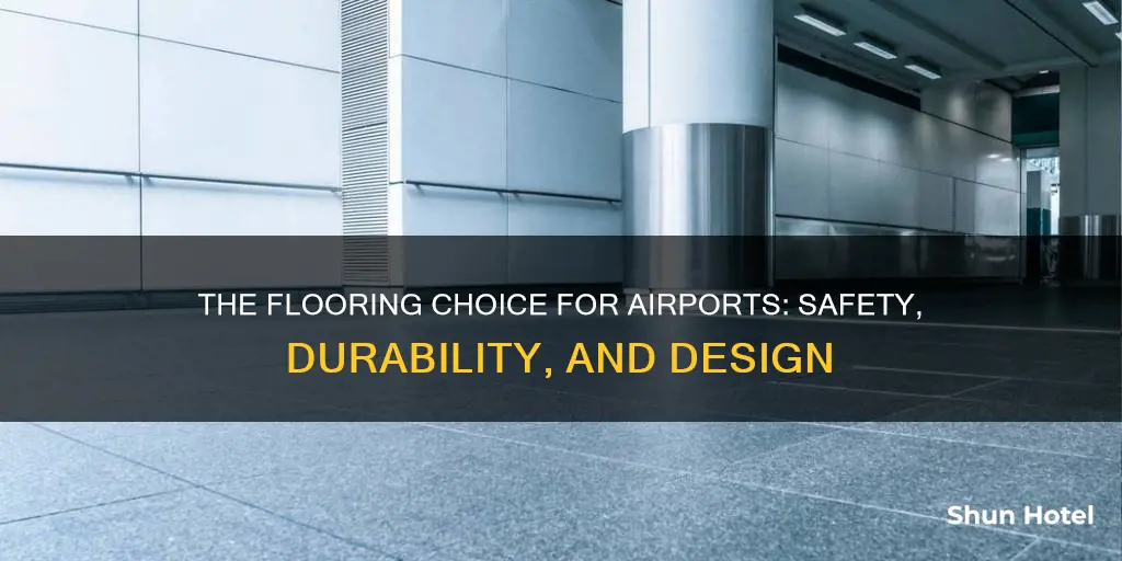 what are airport floors made of