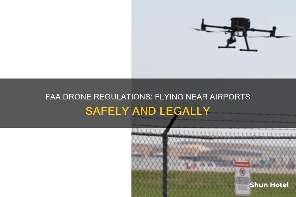 what are faa rules on flying drones near airports
