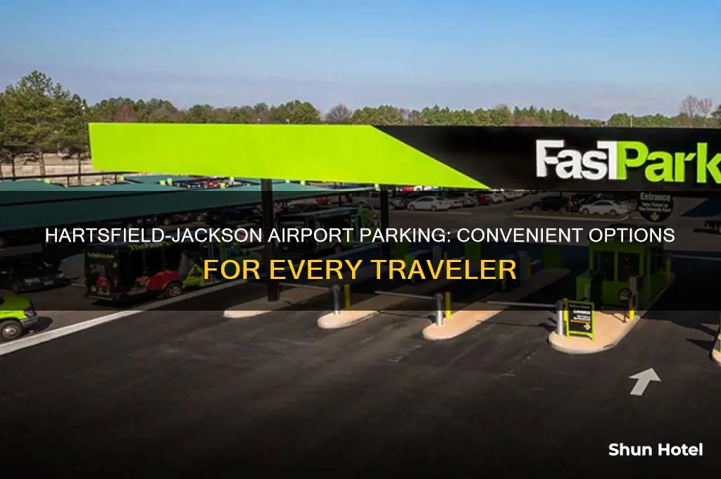 what are the airport parking options at hartsfield-jackson international airport