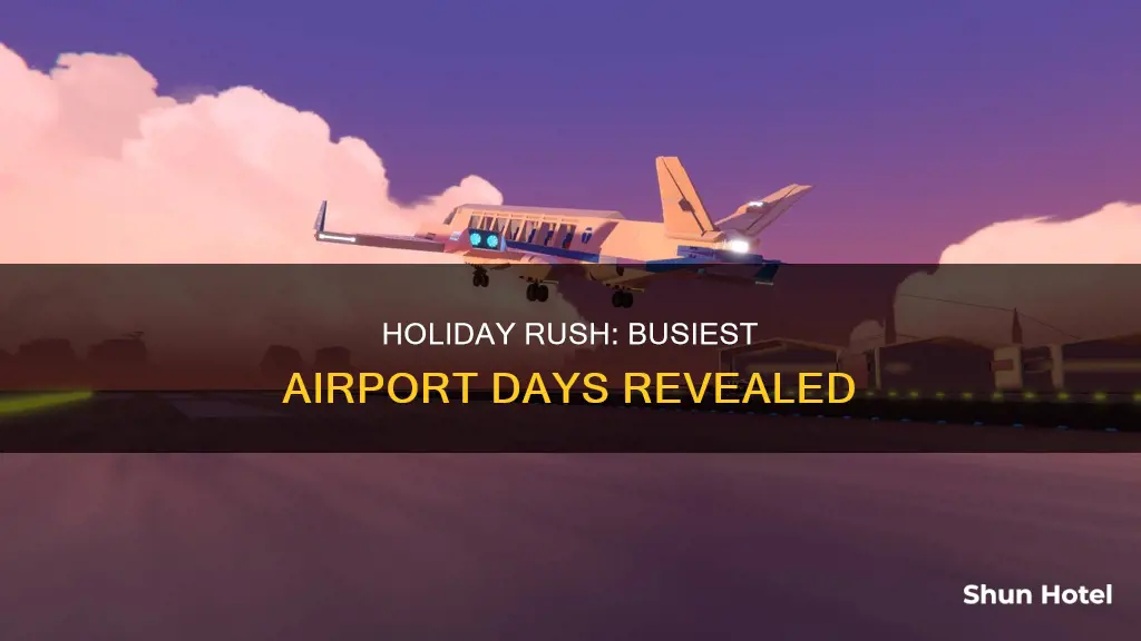 what are the busiest airport days