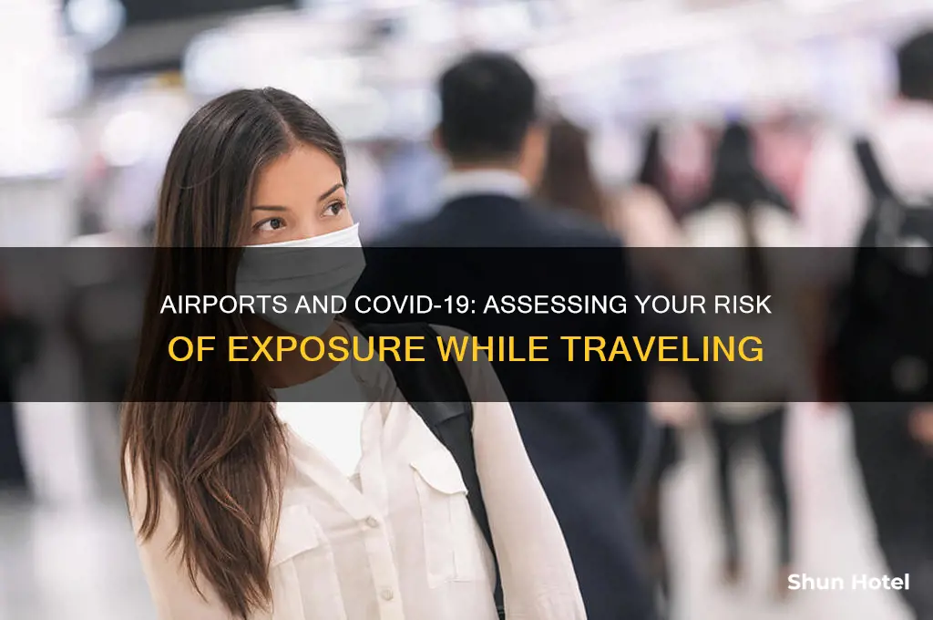 what are the chances of getting covid at an airport