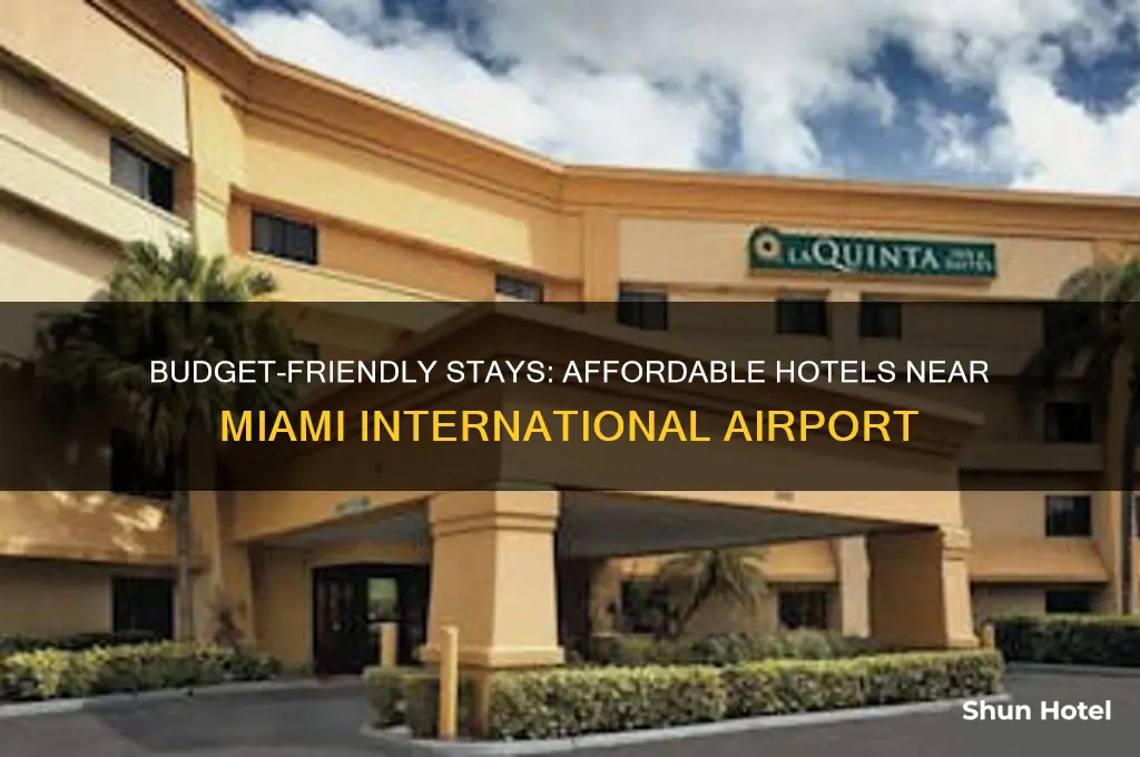 what are the cheapest hotels near miami international airport