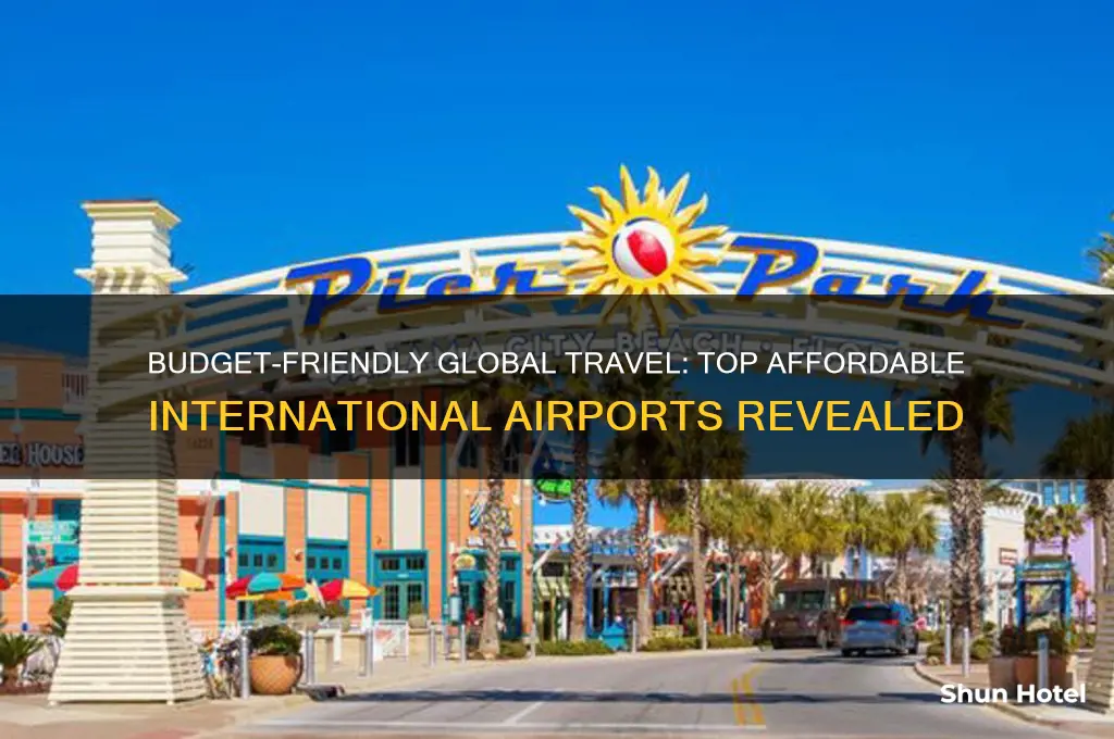 what are the cheapest international airports