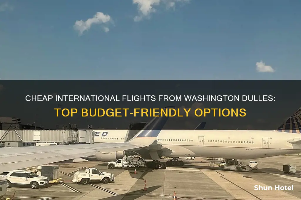 what are the cheapest international flights from wdc airport