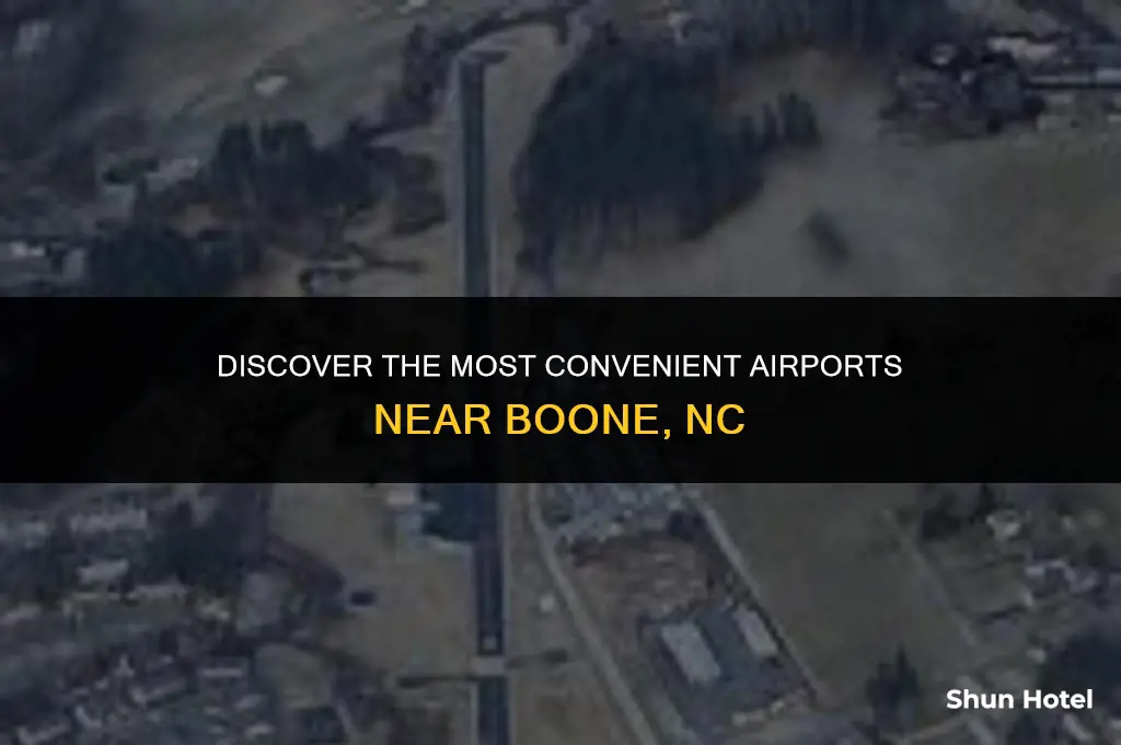 what are the closest airports to boone nc