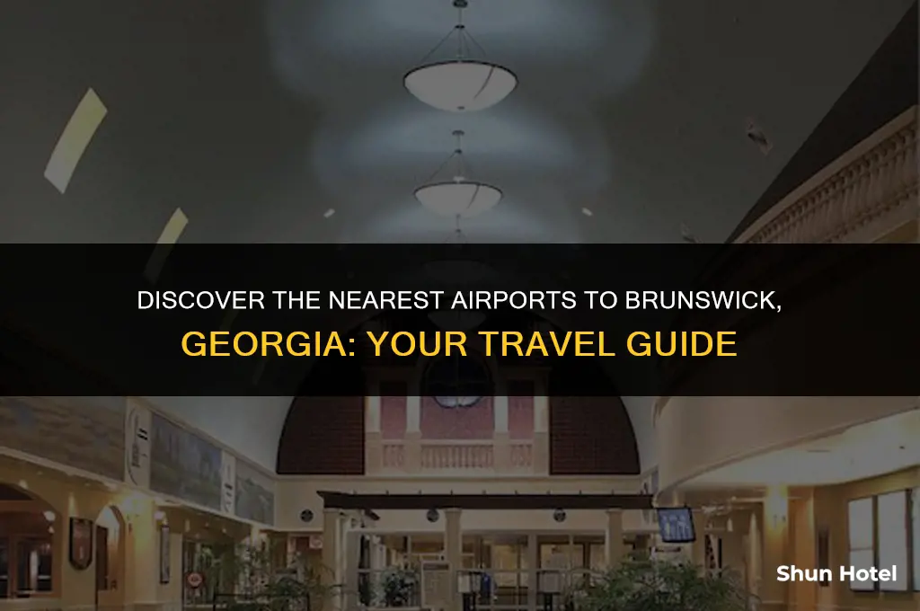 what are the closest airports to brunswick georgia