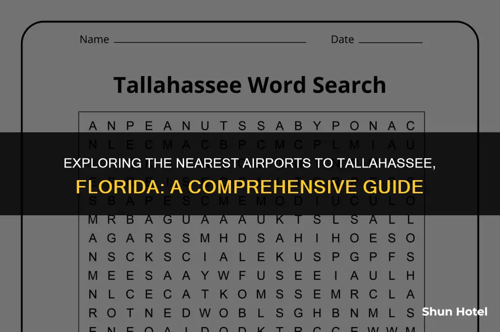 what are the closest airports to tallahasse fl