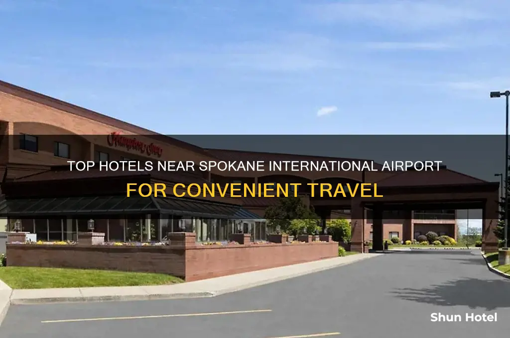what are the closest hotels to spokane internation airport