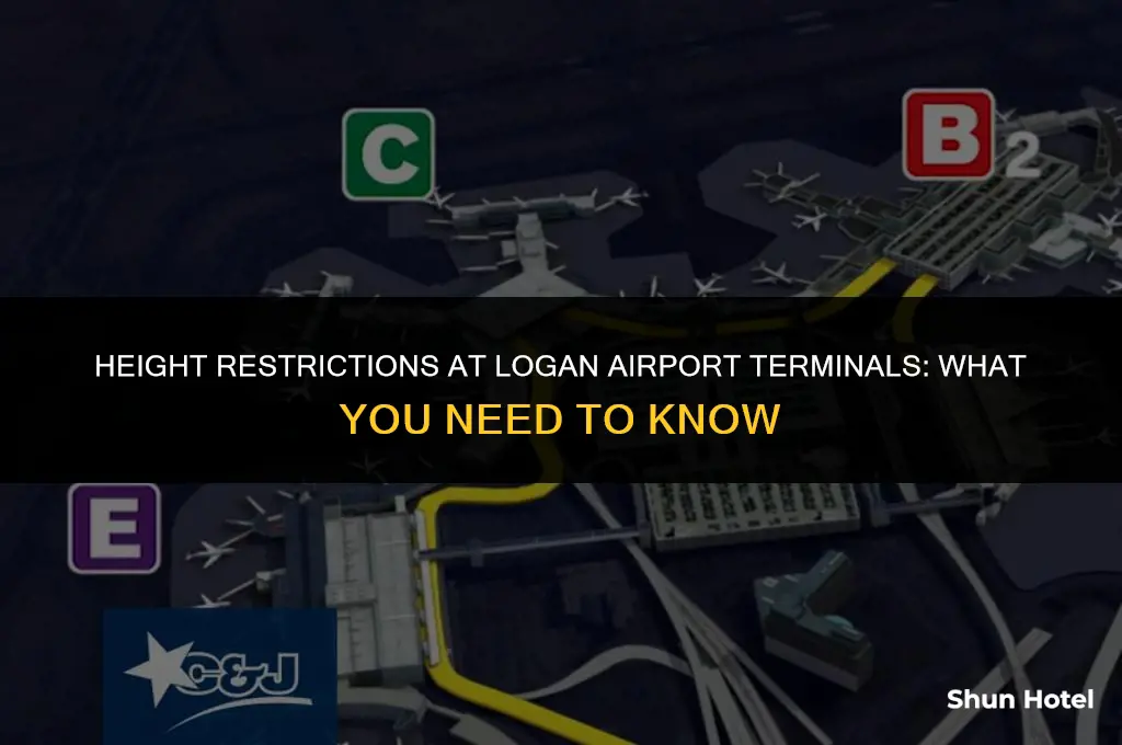 what are the height restrictions logan airport terminals
