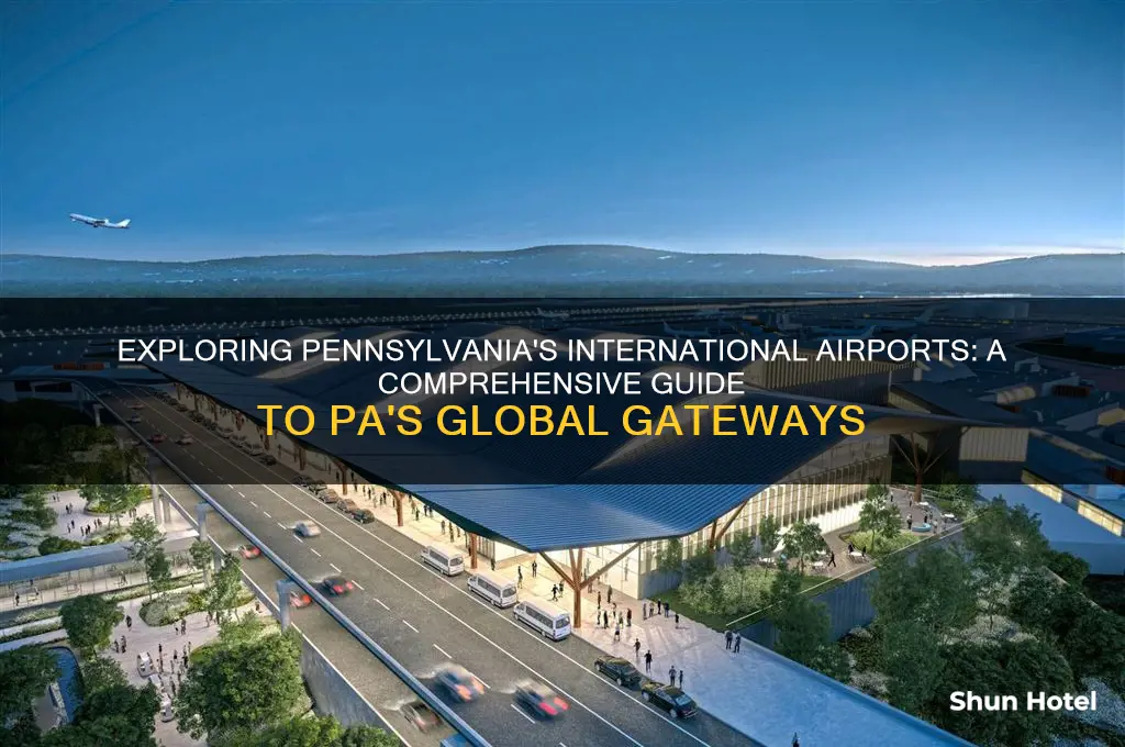 what are the international airport in pa