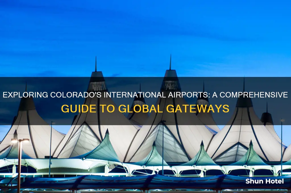 what are the international airports in the state of colorado