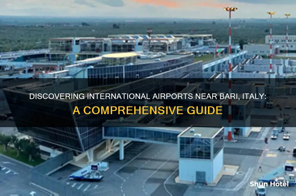 what are the international airports located near bari italy
