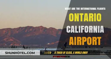 International Flights from Ontario, California Airport: Your Global Gateway