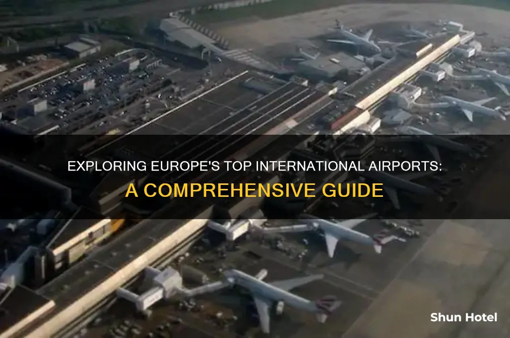 what are the major international airports in europe