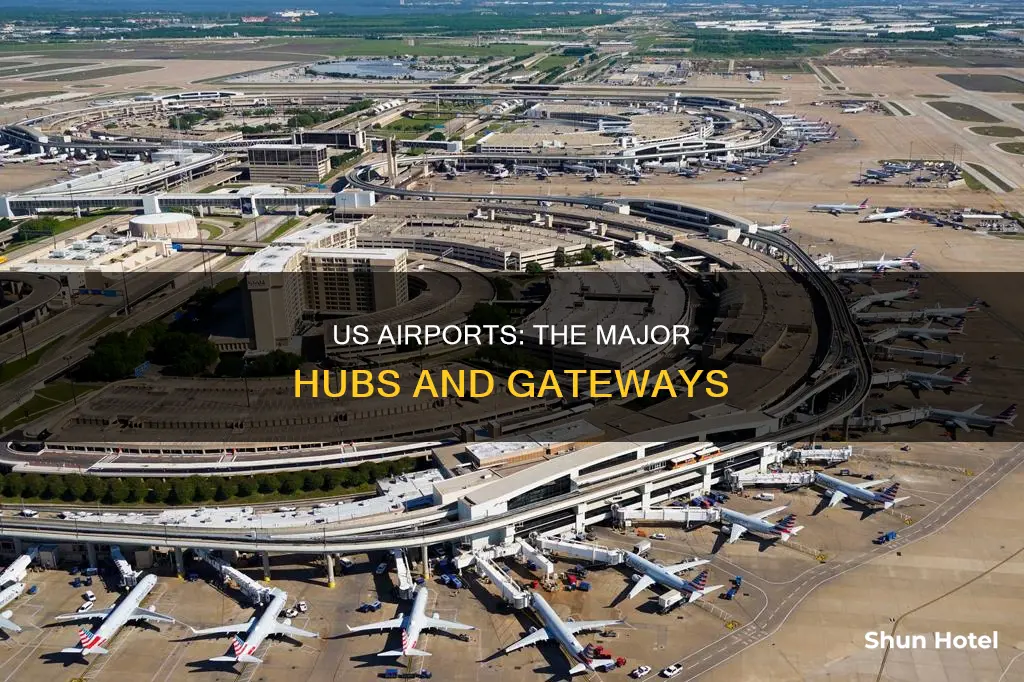 what are the major us airports