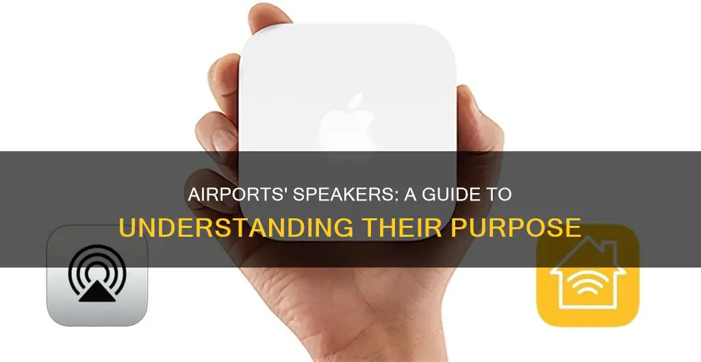 what are the speakers in airports