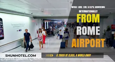 Arriving Internationally at Rome Airport: A Step-by-Step Guide
