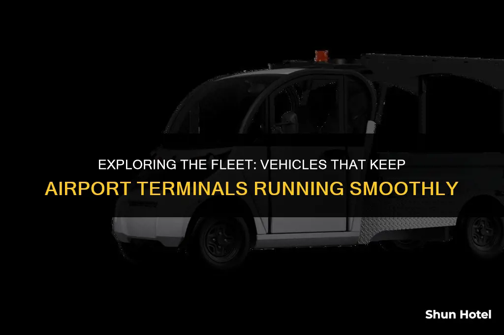 what are the vehicles used in an airport terminal