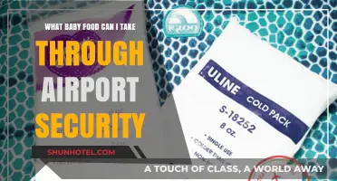 Baby Food and Airport Security: What's Allowed?
