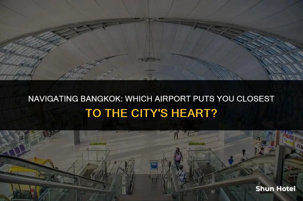 what bangkok airport is closest to the city