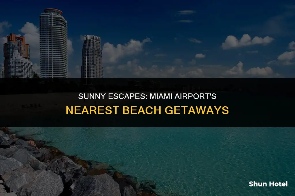 what beach is closest to miami airport