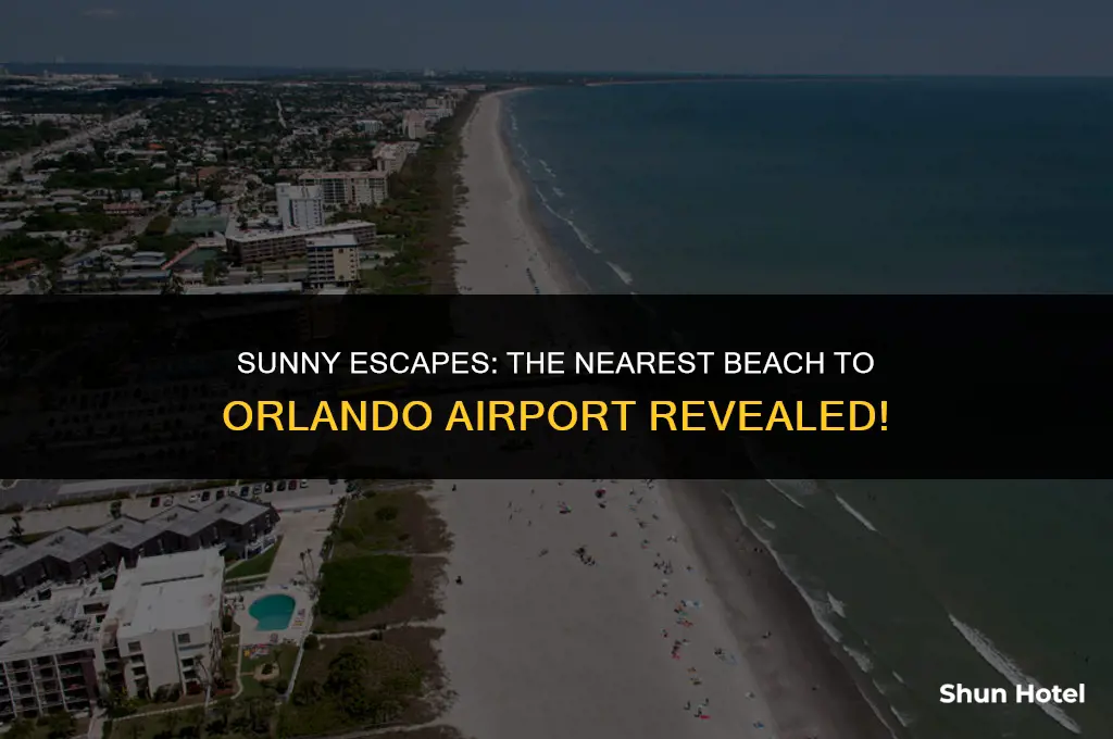 what beach is closest to orlando airport