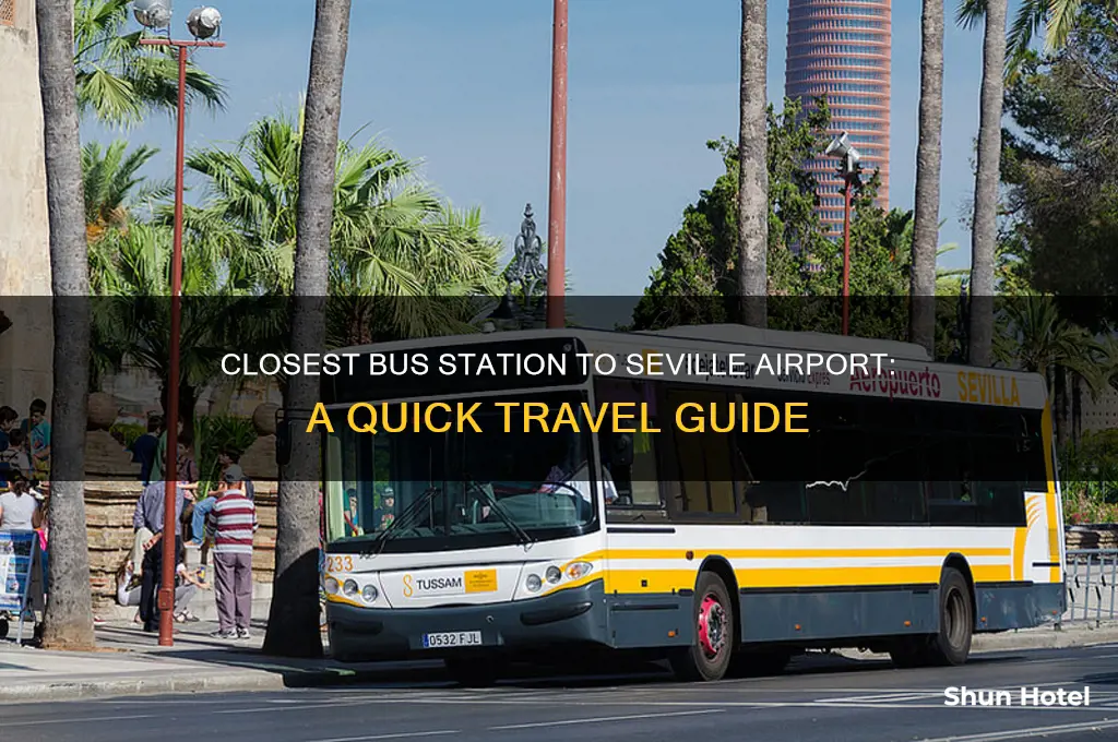what bus station is closest to the seville airport