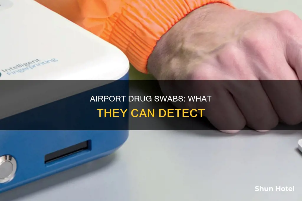 what can a drug swab detect at airport
