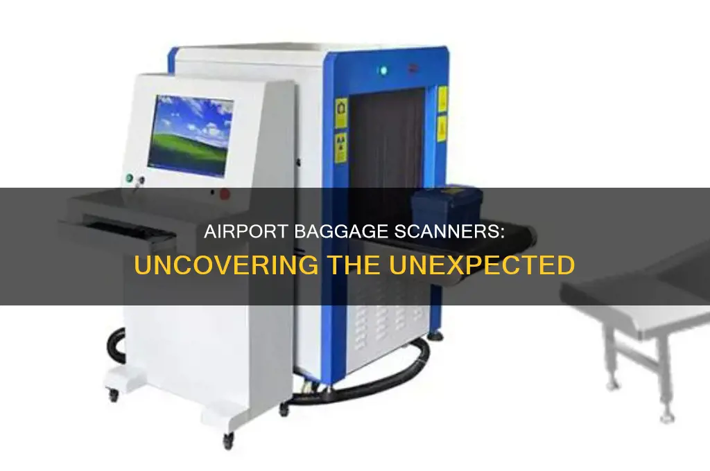 what can airport baggage scanners detect