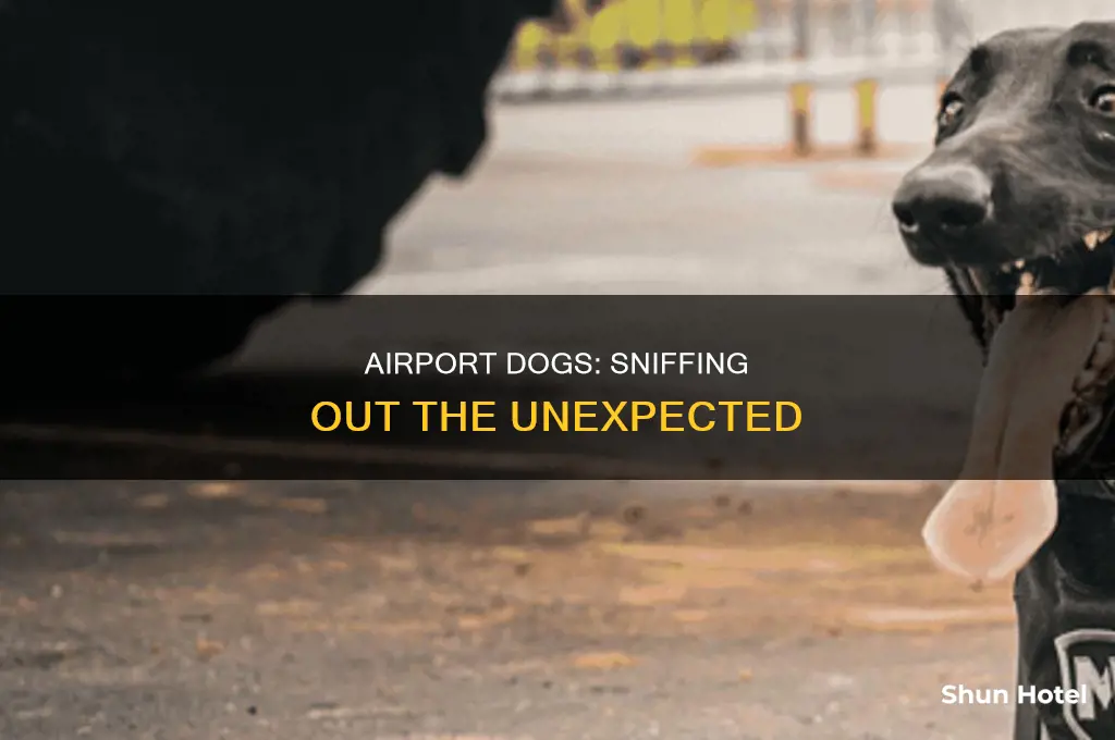 what can airport dogs sniff