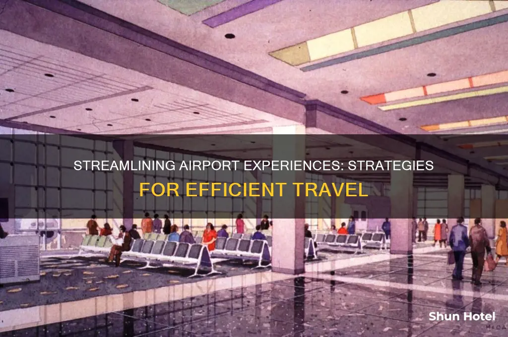 what can be done to smooth the use of airports
