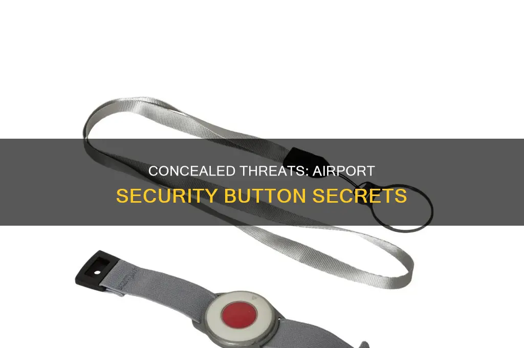 what can be hidden in buttons through airport security
