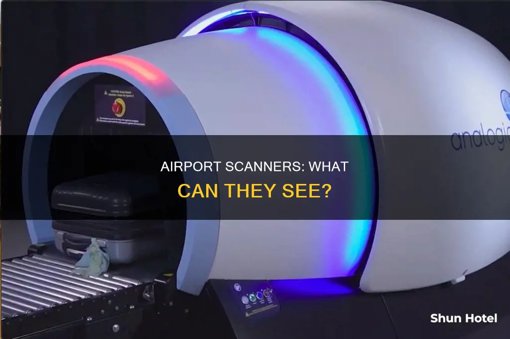 what can conventional airport scanners detect