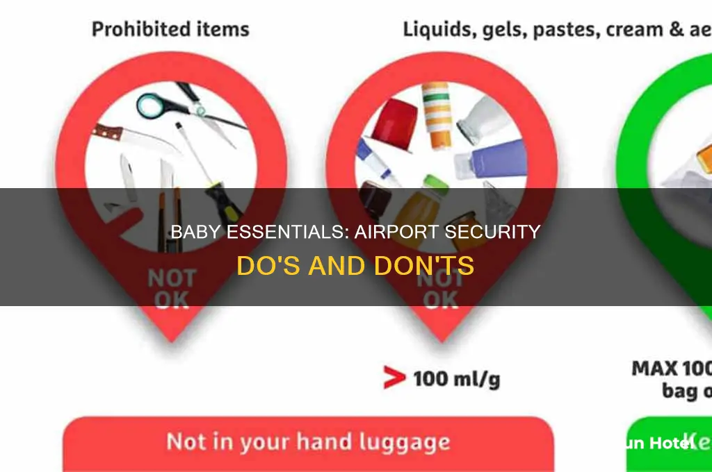 what can i take through airport security for a baby