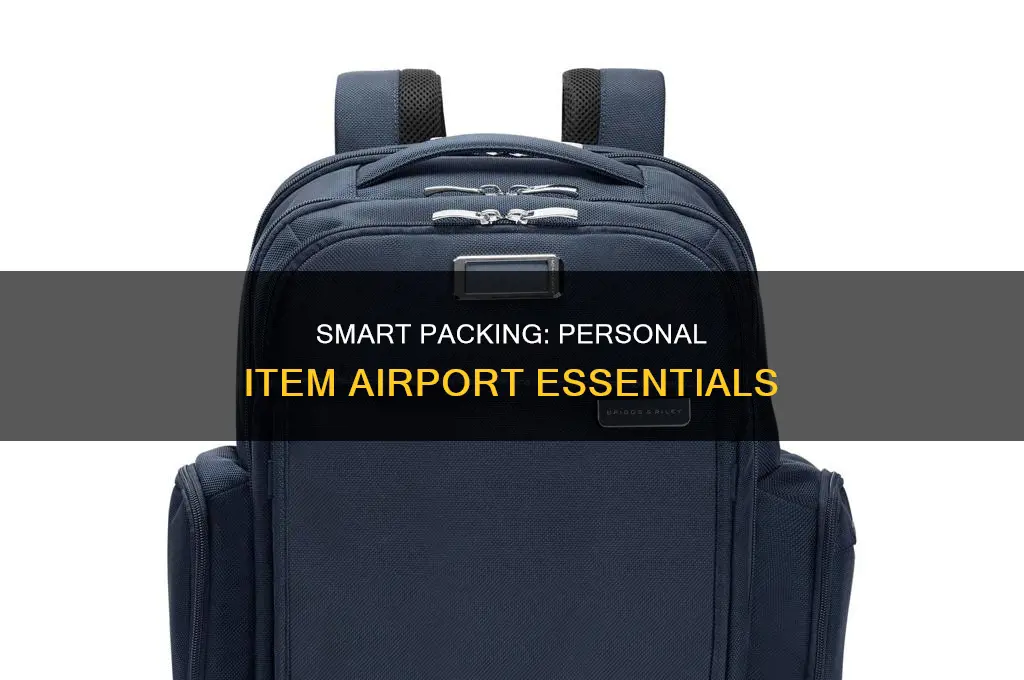 what can i use as a personal item airport