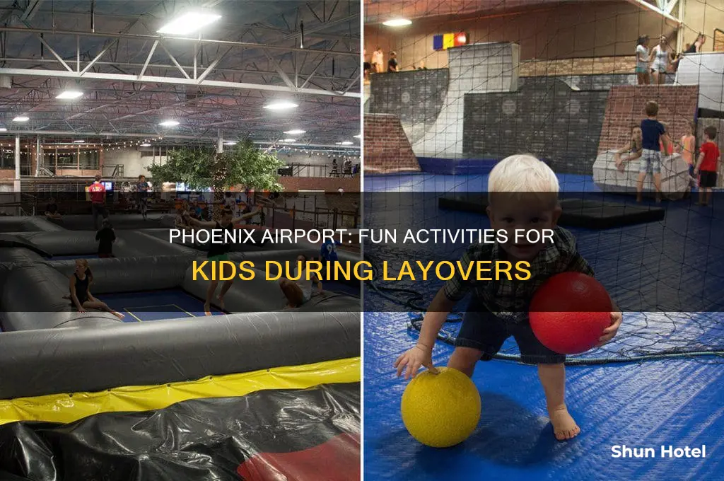 what can kids do in the phoenix airport while waiting