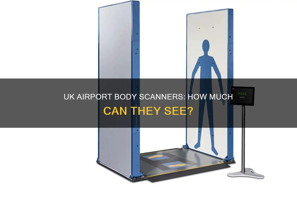 what can uk airport body scanners see