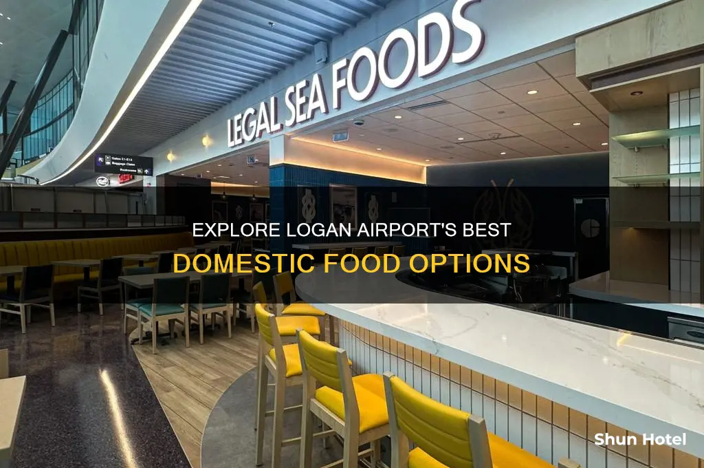 what can you eat at domestic logan airport