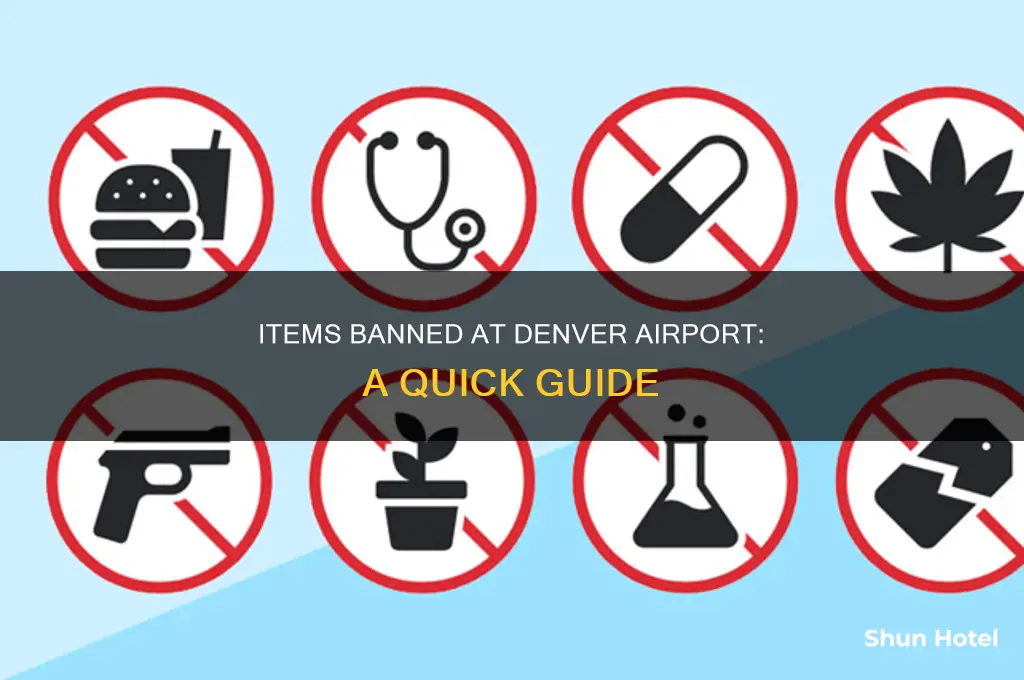 what can you not take into denver airport