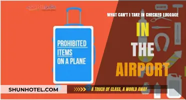 Airport Checked Luggage: What's Banned?