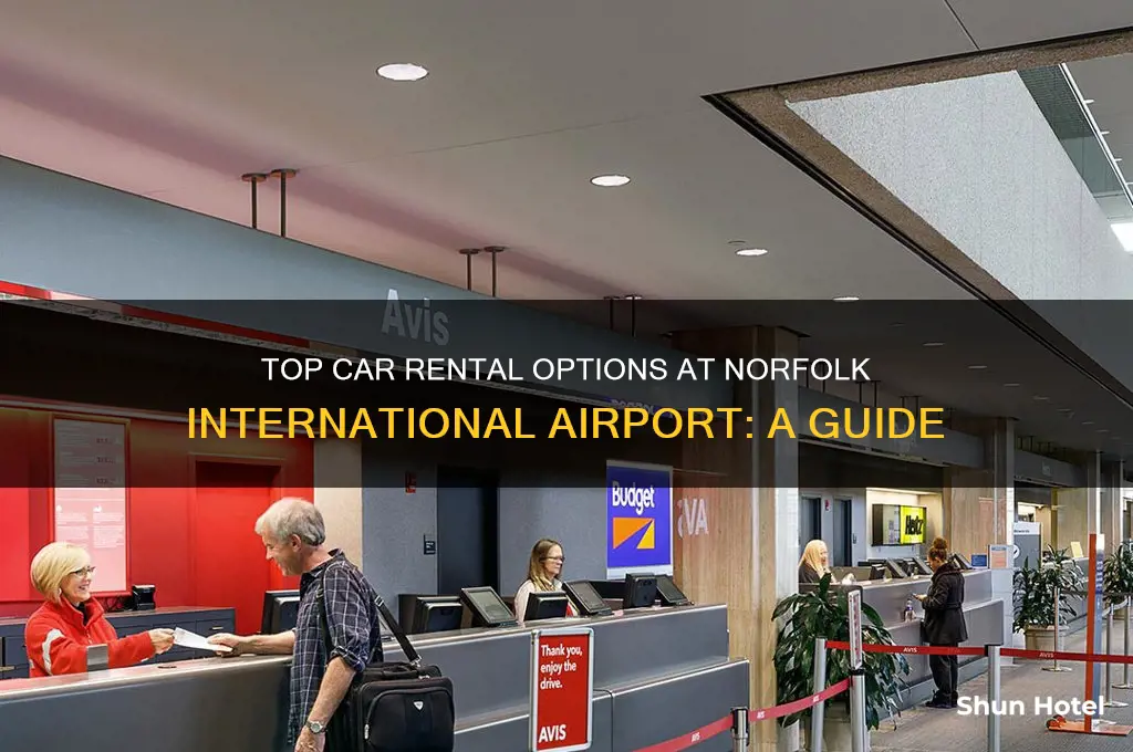 what car rental companies at norfolk international airport