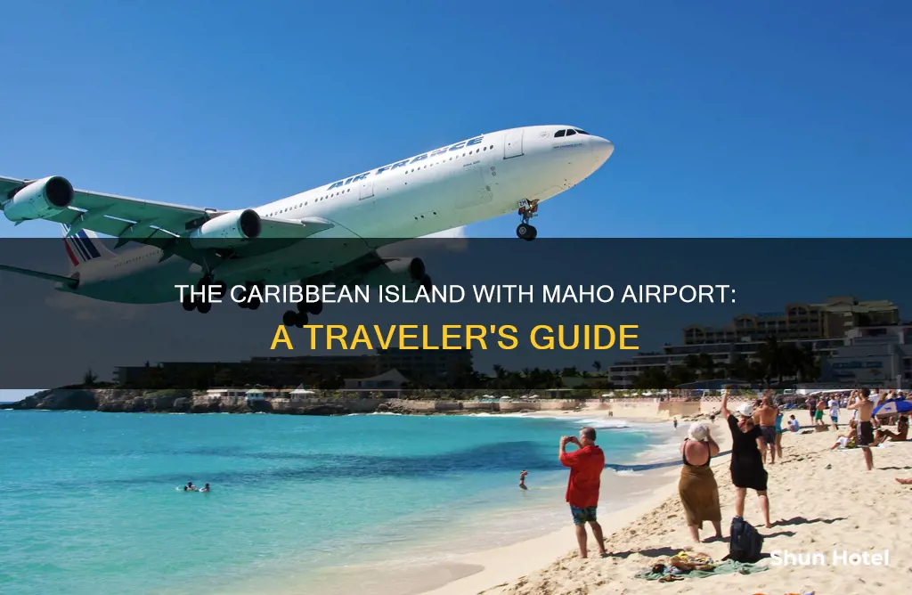 what carribean island has maho airport