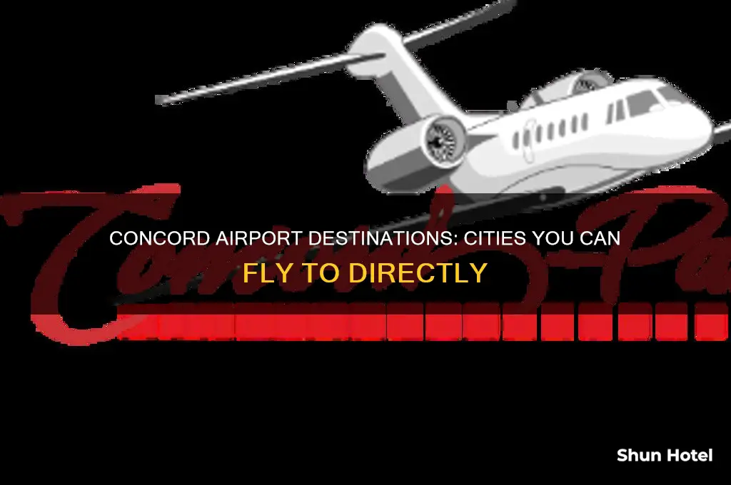 what cities does concord airport fly to