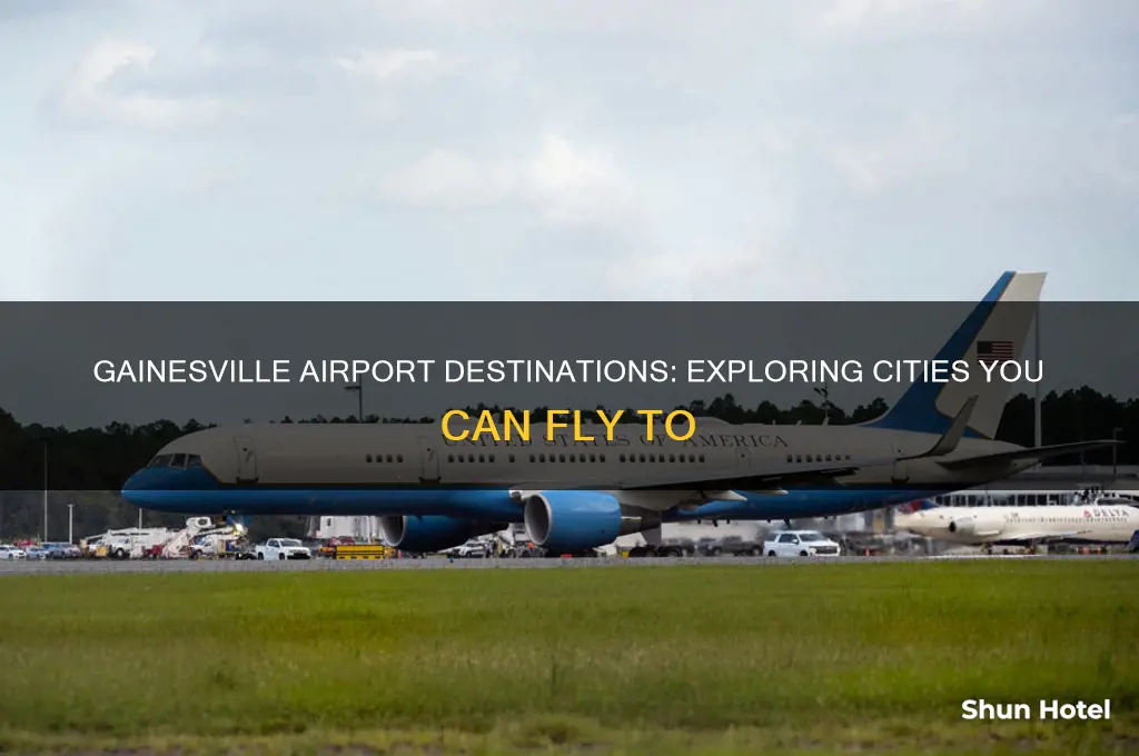 what cities does gainesvilel airport fly to