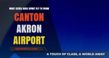 Spirit Airlines Destinations from Canton Akron Airport: Cities to Explore