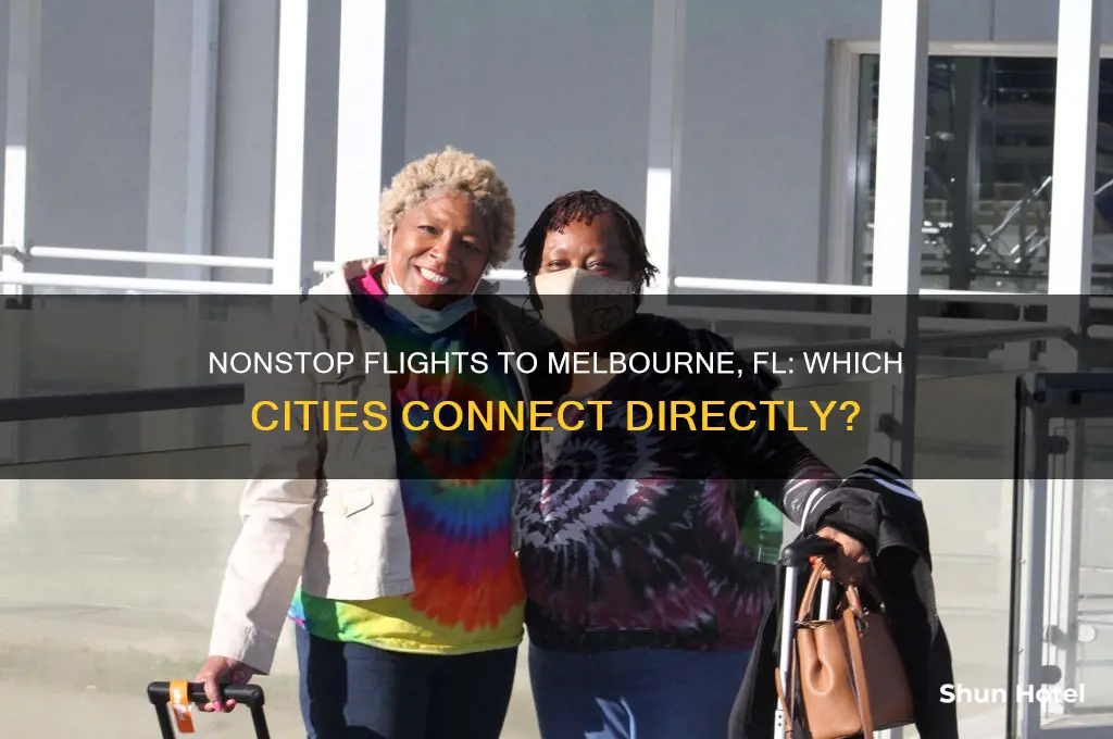 what cities fly nonstop to melbourne fl airport