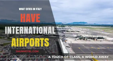 Discover Italy's Global Gateways: Cities with International Airports